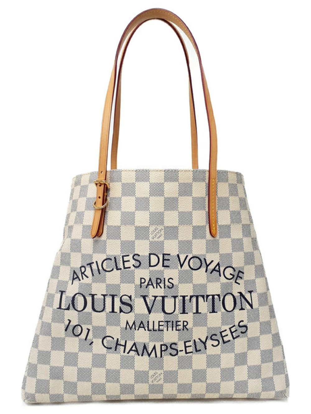 Louis Vuitton Damier Azur White Cabas Tote Bag